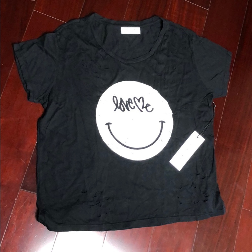 NWT Carbon38 “Love Me” Tee